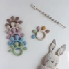 Newborn Infant Silicone Baby Born Chewing Accessories Babies Sensory Teether Bite Anxiety Teethers Teething Toys 0 6 12 Months 5