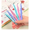 1/2PC Stainless Steel Straight Curved Colored Tweezer for Nail Art Sticker Rhinestone Picking Tool Makeup False Eyelash DIY Tool 3