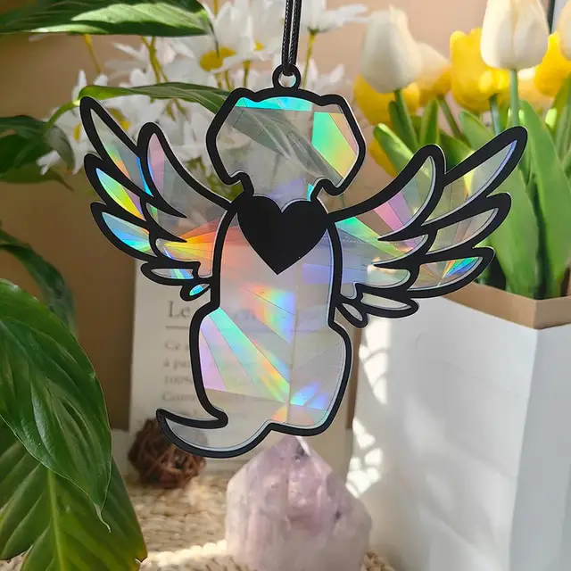 Angel Dog Suncatcher