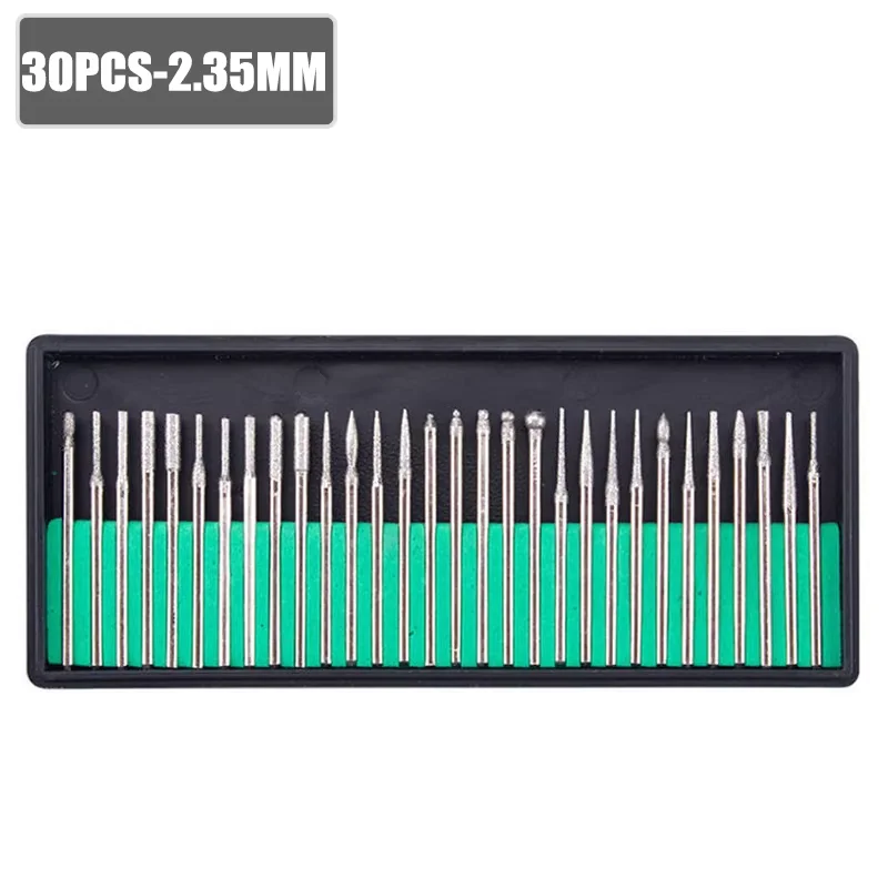 Diamond Burr Bits Drill Bit Set For Rotary Tools Metal Woodworking