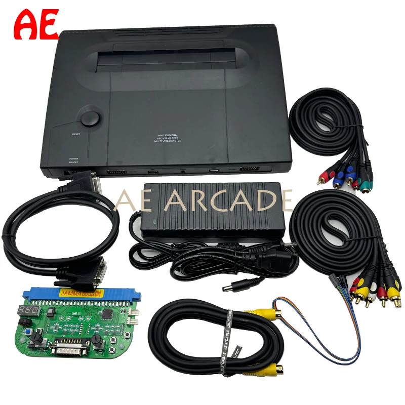 Slot MVS NeoGeo Consolisée + UniBios 4.0 + Manette + Câble RGB - Pile Rechargeable