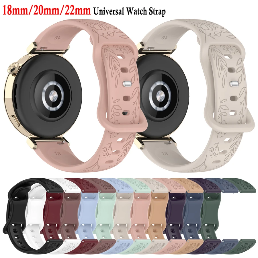 Versatile Silicone Watch Strap - Multi-Size Adjustable Wristband
