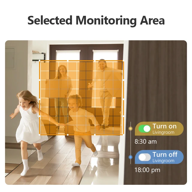IMOU Indoor Big Save WiFi Camera Home CCTV Surveillance 360°PTZ Camera Auto Tracking Security Protection Family Pet Baby Monitor 4
