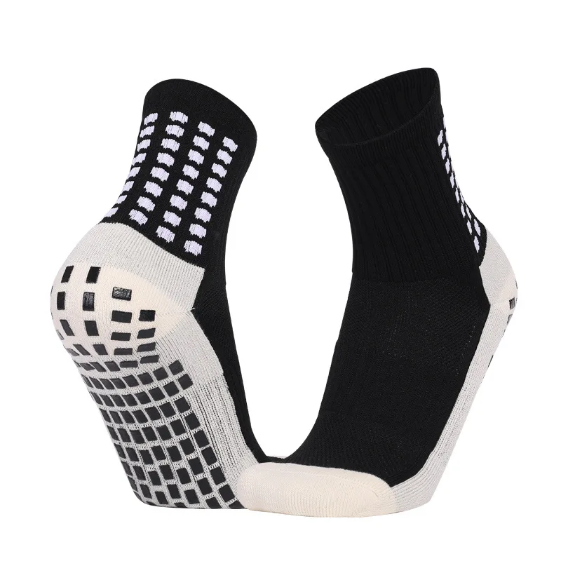 New Football Socks Men and Women Sports Socks Non-slip Silicone Bottom Soccer Basketball children