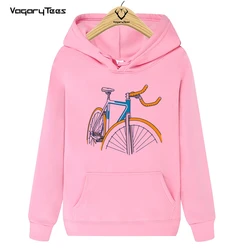 Vintage Graphic Urban Cyclist Sweatshirt - Classic Print Unisex Pullover Hoodie - S (2851 - 2)
