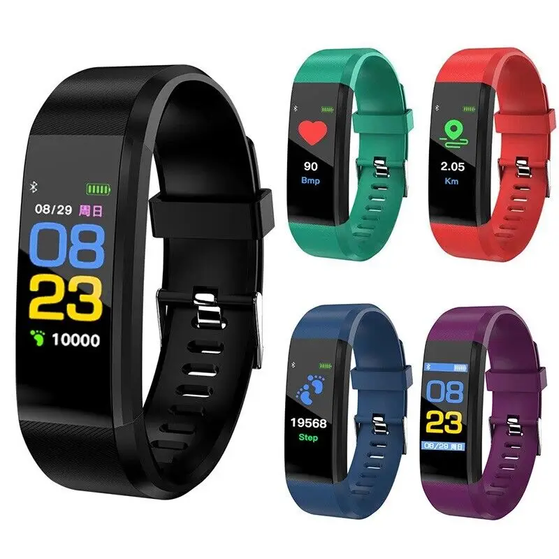 115plus Kids Smartwatch Bluetooth 4.0 Intelligent Sports Bracelet for iOS Android Sport Fitness Tracker Touch Wristband Watch 4