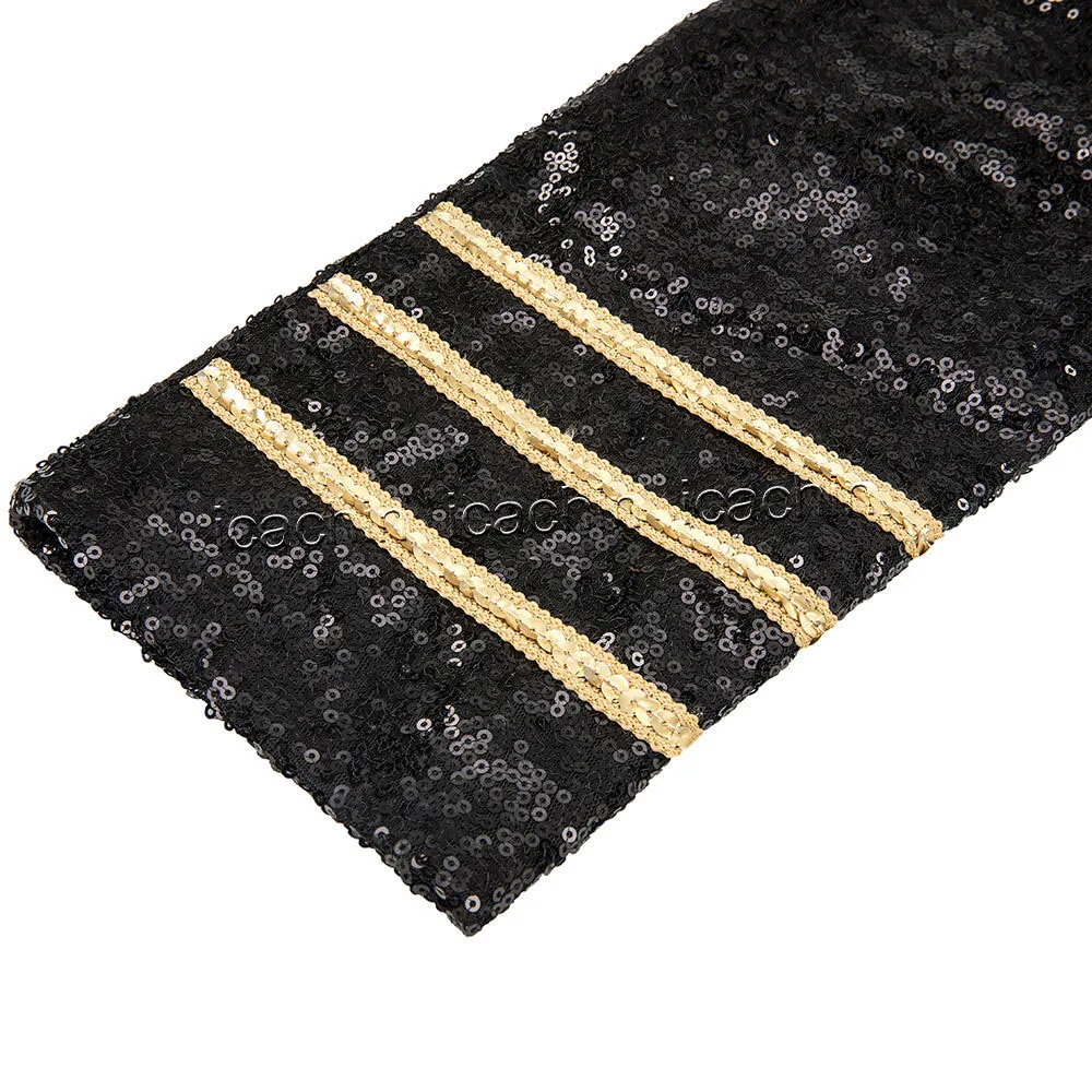 Men Sequin Uniform Stage Jacket MJ Costume Blazer Masculino Black Red Blue Silver Glitter EXO Suit 5