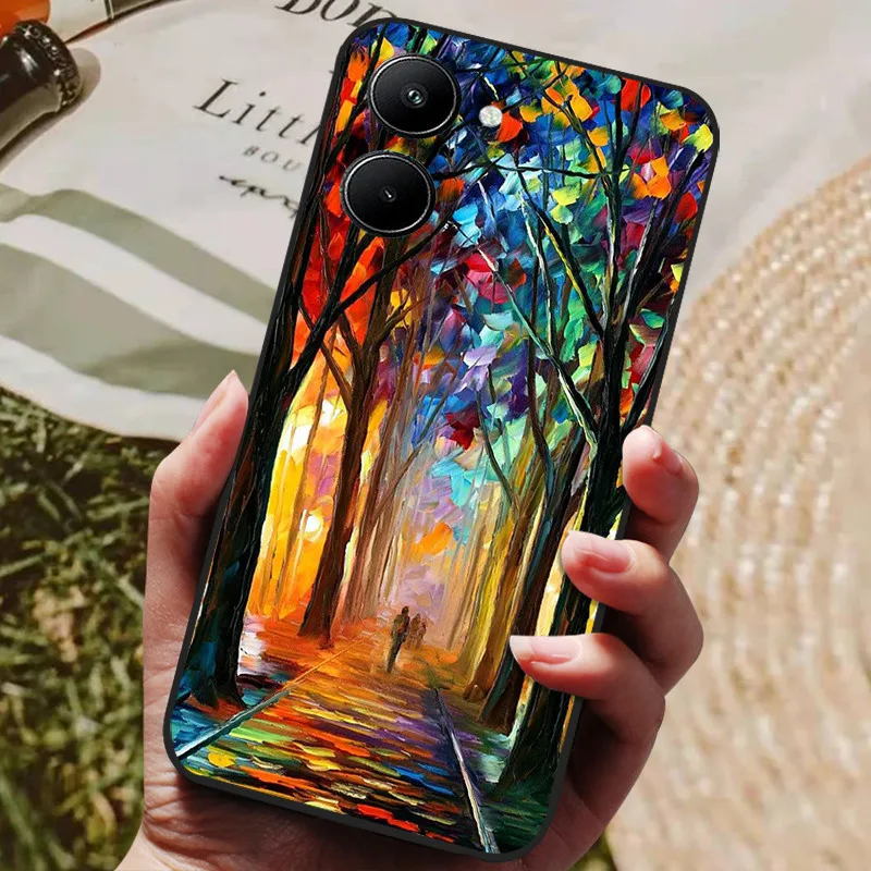 Black Soft Silicone Shockproof Protective Phone Case Cover