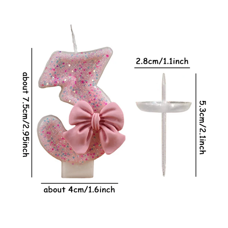 Grote verjaardagskaarsen roze goud glitter | lichtgevende cijfers voor cake party verjaardag meisjes | decoratie kaarsen topper felicitaties verjaardag taart | hoogte 13 cm (70 jaar