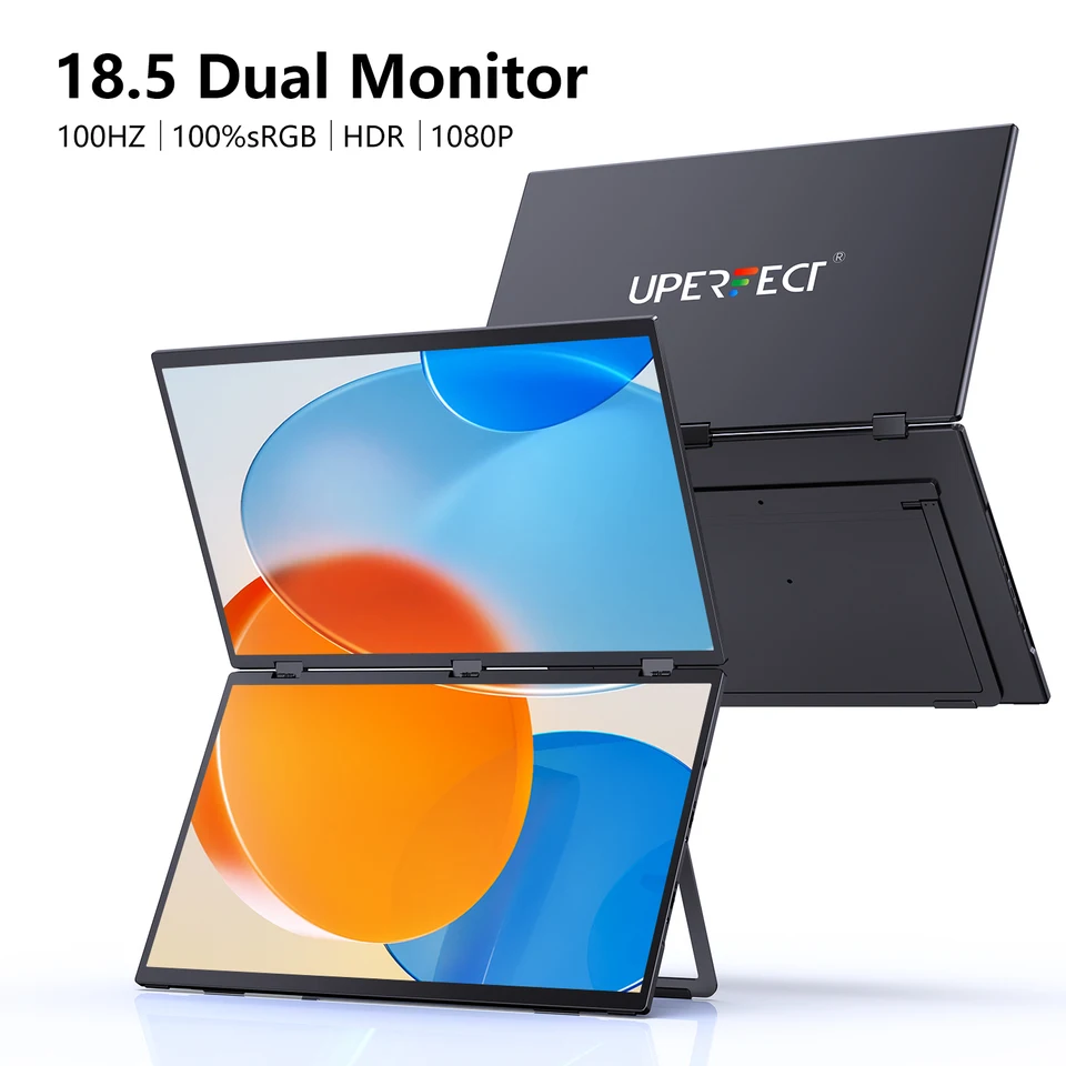 UPERFECT Portable Dual Screen Foldable Monitor
