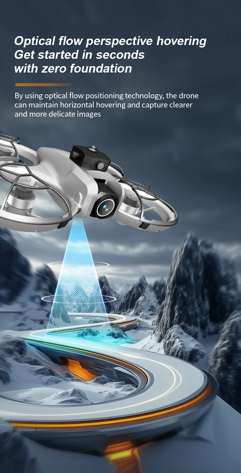 Dron Z4 con cámara HD de 8K, batería de larga duración, 5G, WIFI, modo sin cabeza, Motor sin escobillas para principiantes, cuadricóptero RC con fácil Control