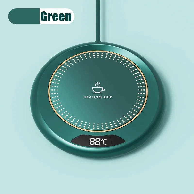USB Electric Mug Warmer with 3 Temperature Settings - 20W Heating Pad Coaster