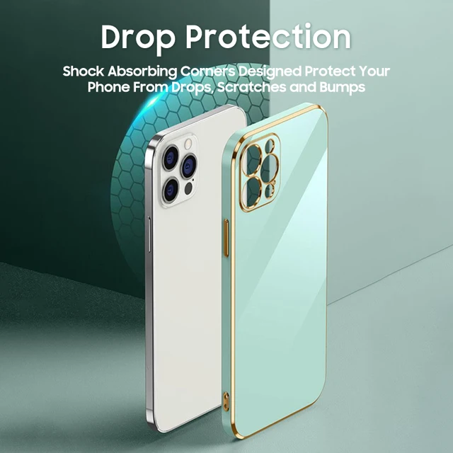 Funda de teléfono de silicona chapada cuadrada de lujo para Samsung Galaxy S10 Plus, cubierta suave ultrafina de protección de 360 grados - Image 6
