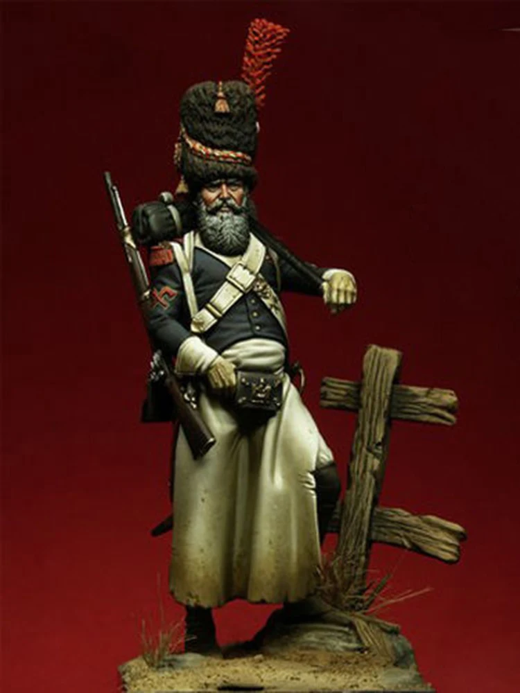Guerrier Samouraï Figure japonaise en laque papier mâchée - En vente sur