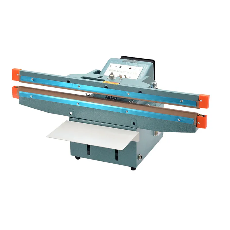 Desktop Wide Side Pneumatic Sealing Machine Plastic Bag Aluminum Foil  Heat Sealing Machine High-power Heating Ironing Machine