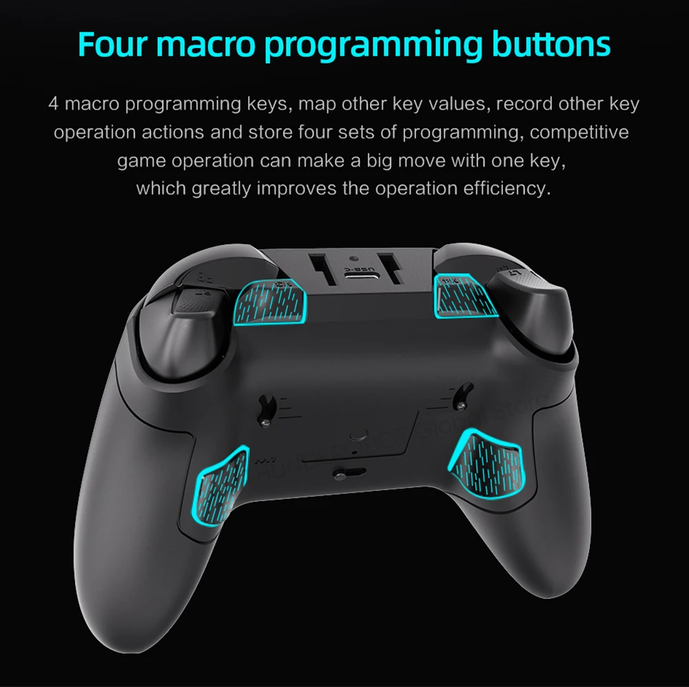 THUNDEROBOT G70 Professional Gamepad Buletooth Wireless Wired Vibration Joystick Controller for Switch Windows PC STEAM TV
