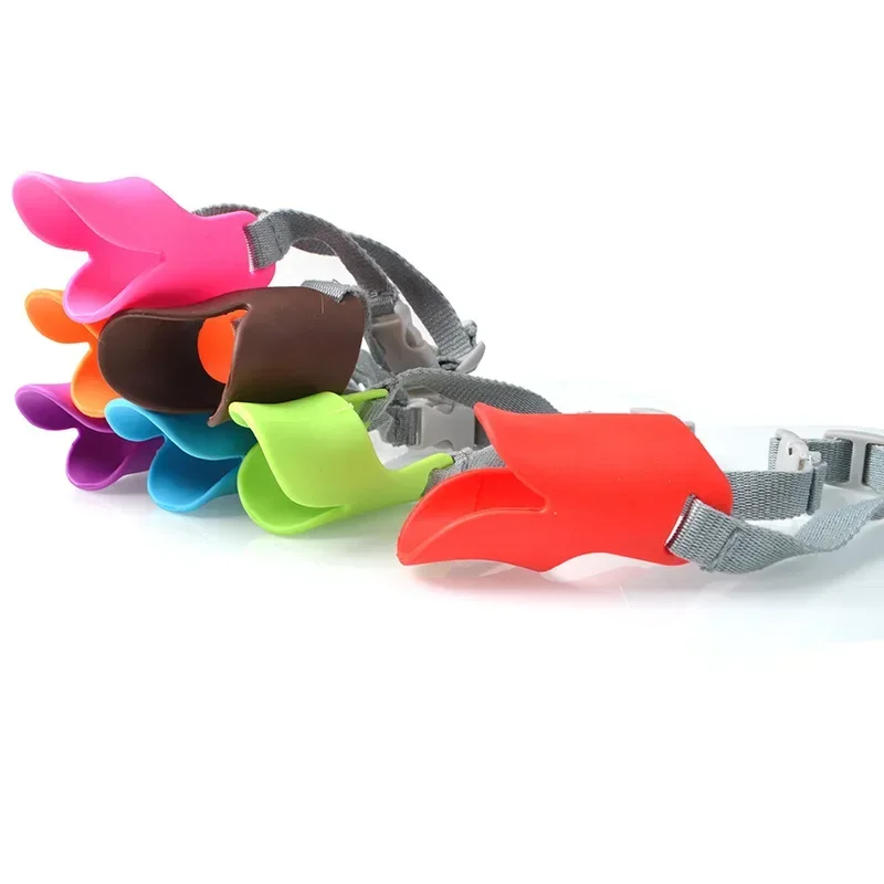 Dog Muzzle Dog Muzzle Silicone Duck Mouth Mask for Small Dog Anti-bite Bark Bite Stop Products Pets Decoration