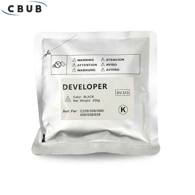 4PCS Original For Konica Minolta Bizhub C308 C368 C458 C558 C658 C 258 308 368 458 DV313 Developer Powder 210G