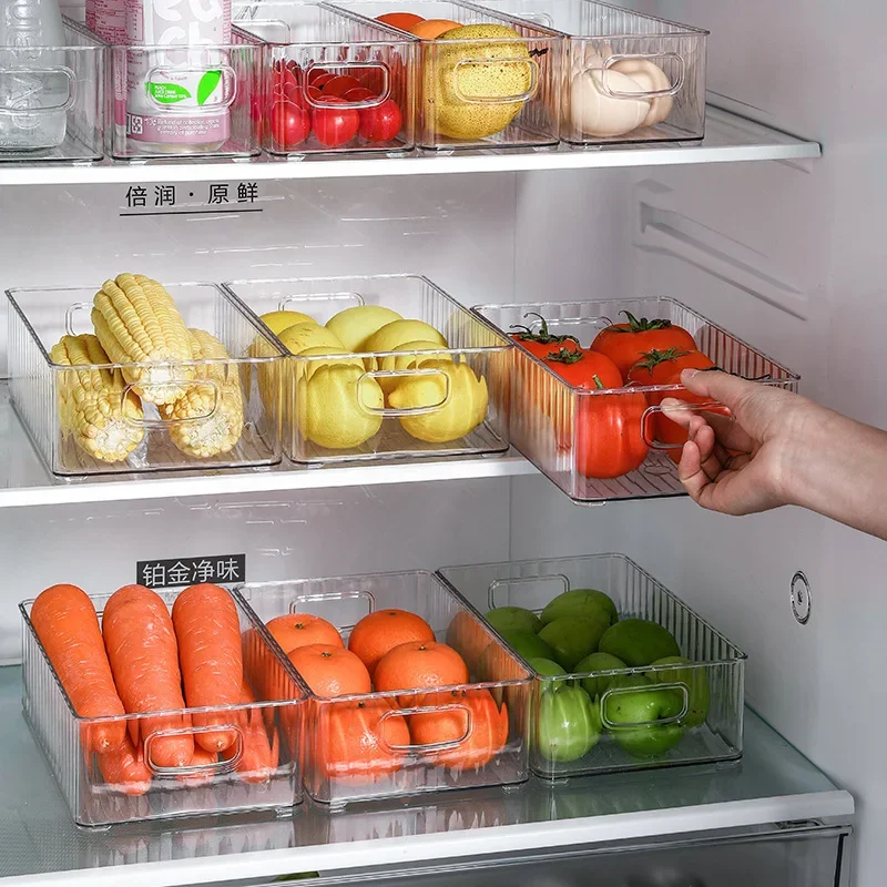 

Transparent Acrylic Storage Boxes, Household, Kitchen Basket, Home Bins, Make Up, Jewelry, Desk Organizer