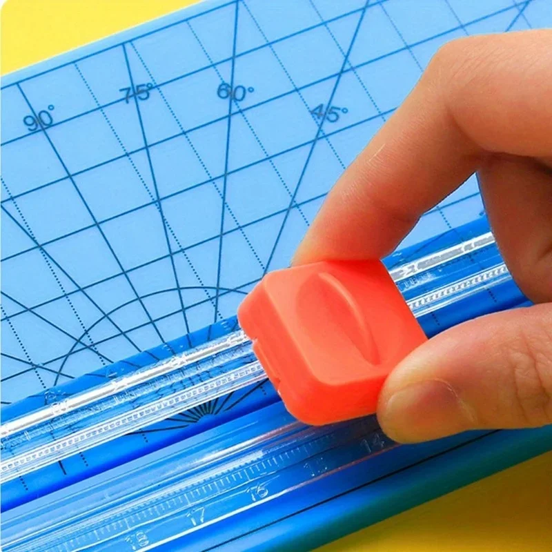 Taglierina di precisione A4 per carta e foto, rifilatrice per scrapbook, macchina da taglio leggera con tappetino per ufficio - immagine 5