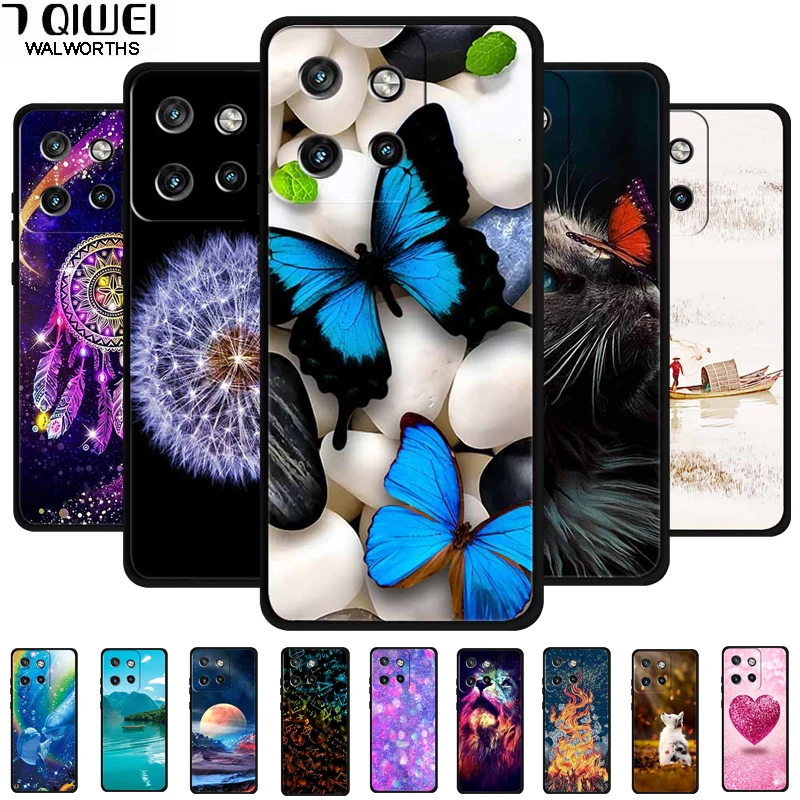 Starry Butterfly Soft Silicone Phone Case - Colorful TPU Cover