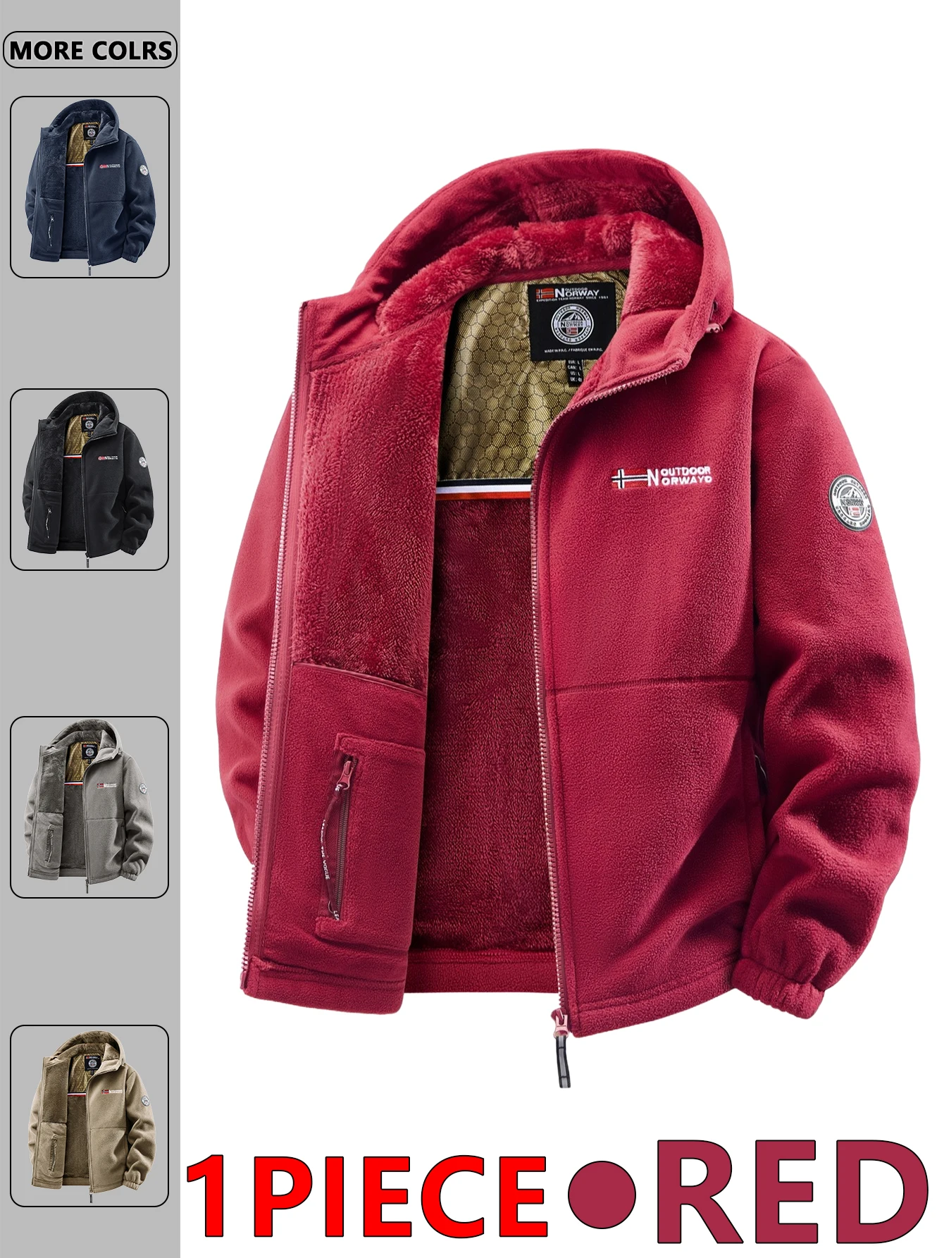 Outdoor Hooded Jacket – Versatile Daily Wear for Home & Travel 3