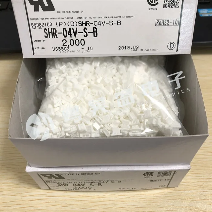 

30pcs original new Connector SHR-04V-S-B 4PIN rubber shell 1.0mm spacing
