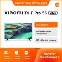 [Officiel] Xiaomi TV F Pro 55 2026 | Écran QLED 4K lumineux avec technologie de lissage de mouvement, Son immersif avec Dolby Audio™, DTS:X, DTS Virtual:X, 1,07 milliard de couleurs, DCI-P3 94 % 1