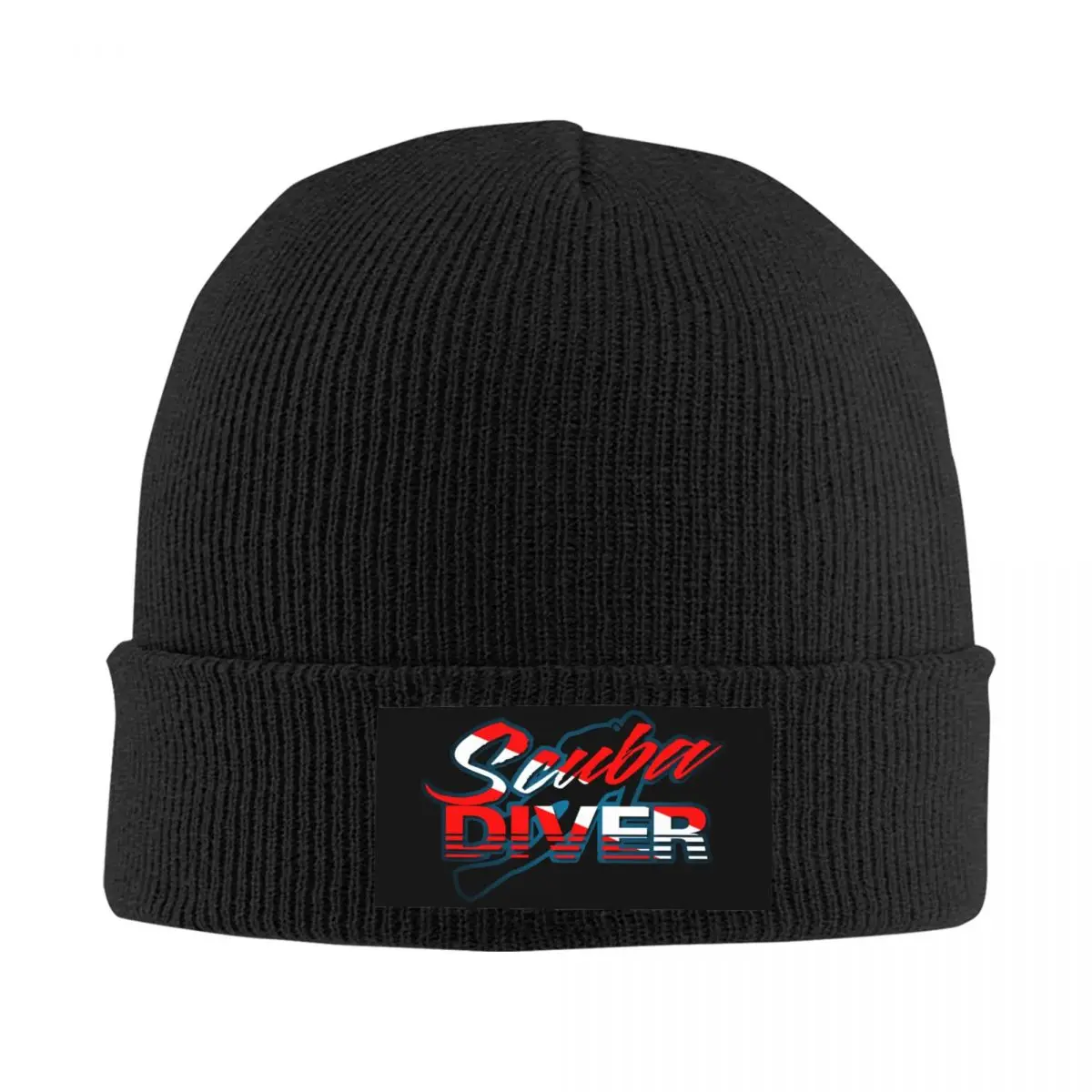 

Scuba Diver-Diving Club Beanie Cap Unisex Winter Warm Bonnet Homme Knitted Hats Outdoor Ski Skullies Beanies Caps For Men Women