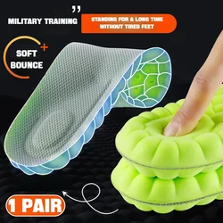 4D Soft Arch Support Sport Insoles for Plantar Fasciitis Relief (Gray green)