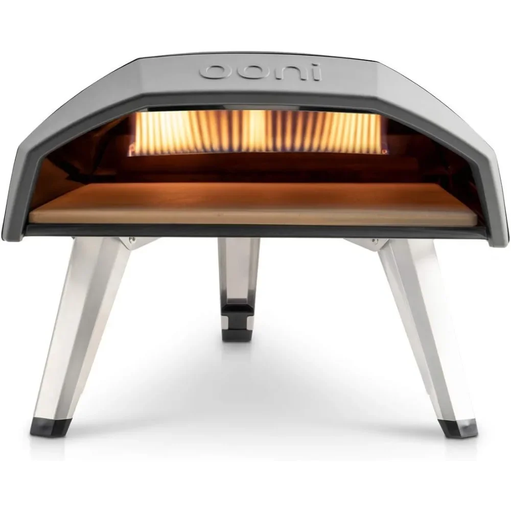 Outdoor Pizza Oven, Portable Pizza Oven For Fire and Stonebaked 12 Inch Pizzas, With Gas Hose & Regulator, Countertop Make