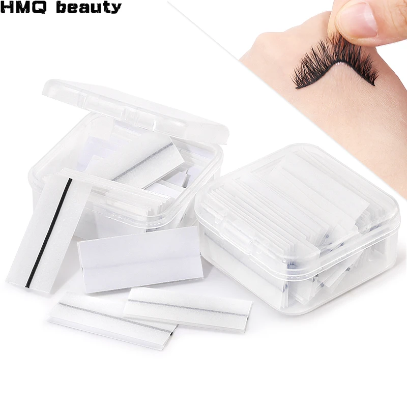 40 Pcs/box Reusable Selfadhesive Gluefree Eyelash Glue Strip False