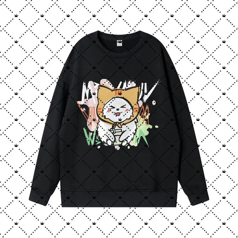 23point5 MilkLove Same T-shirt Washed with Old Cartoon Print, Loose and Fashionable Couple's Top, Hoodie  Milk Pansa 6