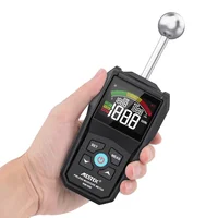 Non-invasive Digital Spherical Contact Wall Flooring Wood Moisture Meter Pinless Detector Digital Pinless Moisture Tester 1