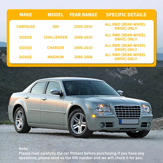 202496-2b0726.jpg طقم تعليق ذراع التحكم السفلي العلوي الأمامي من Svenubee لكرايسلر 300 شاحن دودج تشالينجر ماغنوم RWD 2005 2006 - 2010