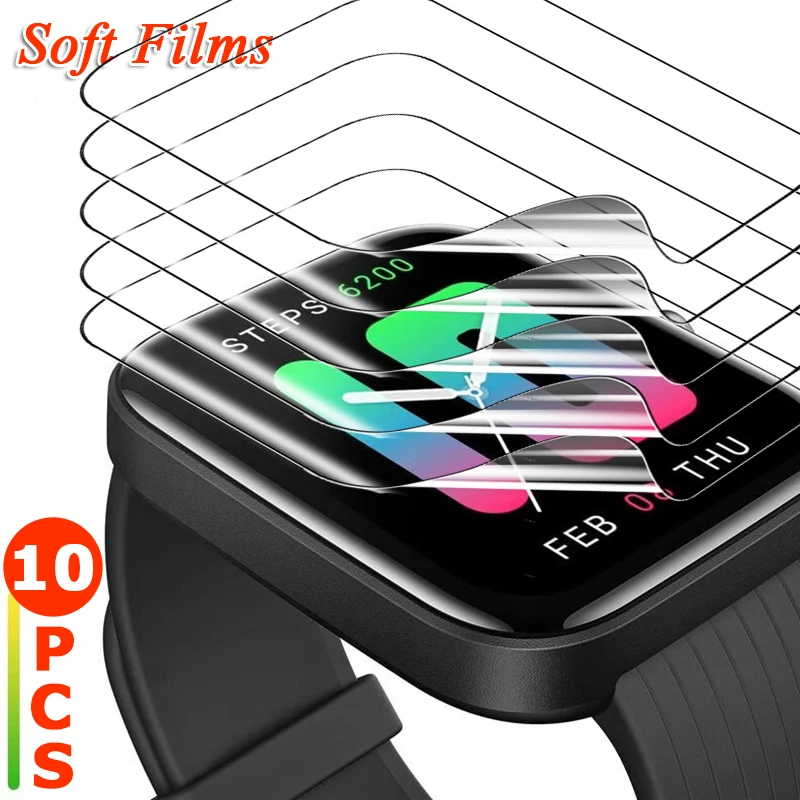 

For Huami Amazfit Bip 3 Bip3 Pro Smartwatch Screen Protectors Soft TPU Anti-scratch Hydrogel Protective Films for Amazfit Bip 3