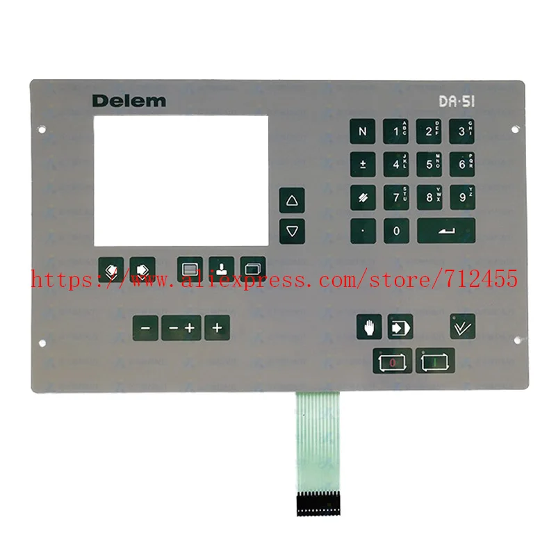 

for Delem DA-51 Bending Machine CNC System Industrial Membrane Keypad Keyboard Switch for Delem DA51 DA 51 DA-51