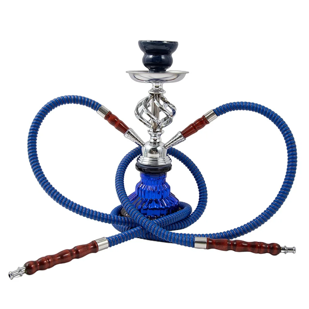 Glass Complete Shisha Hookah Set with Ceramic Bowl Tongs Hookah Hose Shisha Nargile Sheesha Narguile Chicha Water Pipe