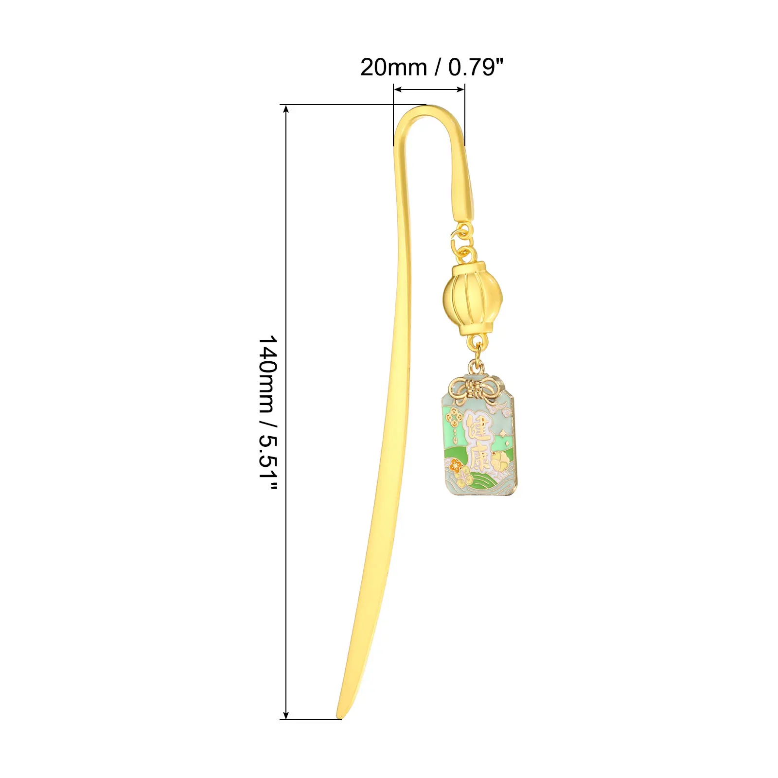 2Pcs 5.51"x0.79" Creative Bookmark Metal Page Holder Clip Hands Free Reading Book Opener for Graduation Christmas Birthday Gifts