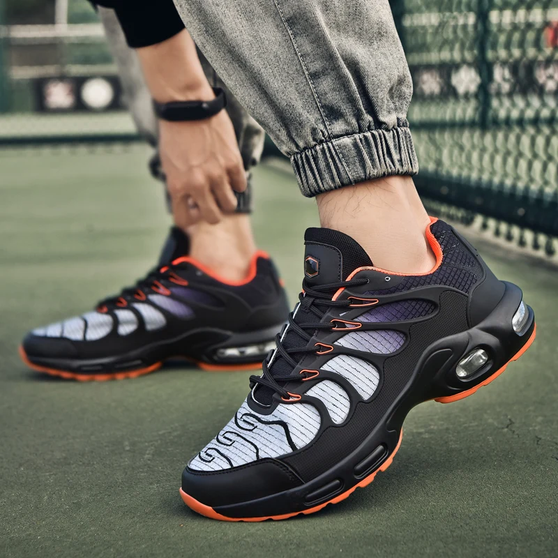 

Мужские кроссовки, обувь для бега, модная спортивная обувь для бега на открытом воздухе, сетчатая дышащая женская обувь, повседневные кроссовки