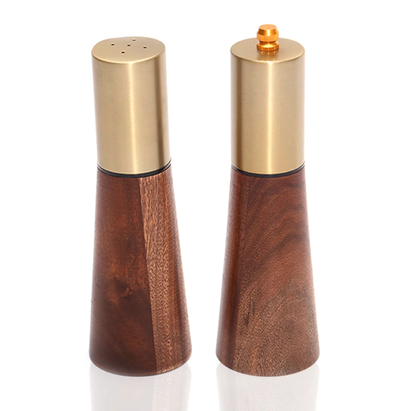 Leeseph Wood Pepper Mill and Salt Shaker Set, Kitchen Gadgets