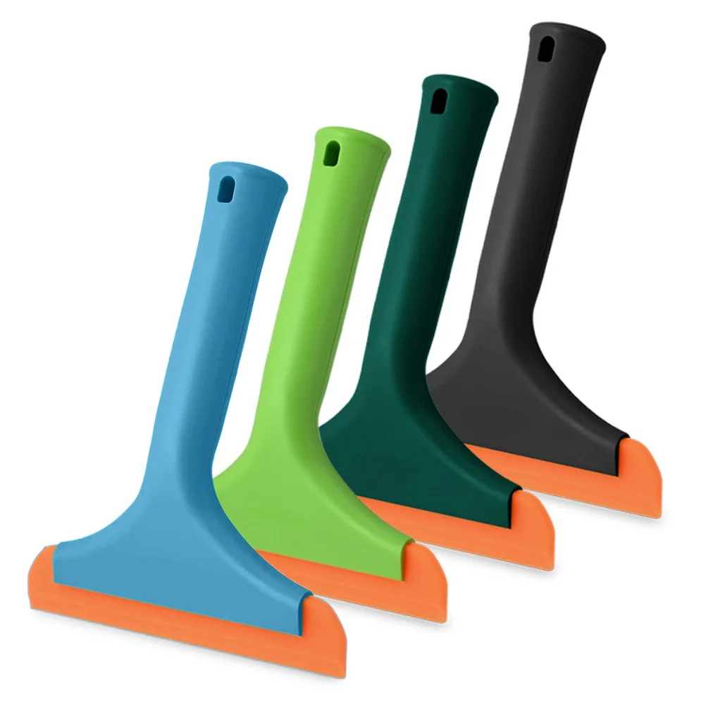 

Handled Window Squeegee Soft Rubber Blade Silicone Ice Scraper Snow Shovel Car Wash House Glass Cleaning Wiper Accessories