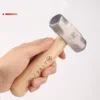 Fukuoka Mini Hammer FO-6028B Solid Wood Short Handle Octagonal Hammer 1LB High Carbon Steel Small Hammer Manual Hardware Tool 1