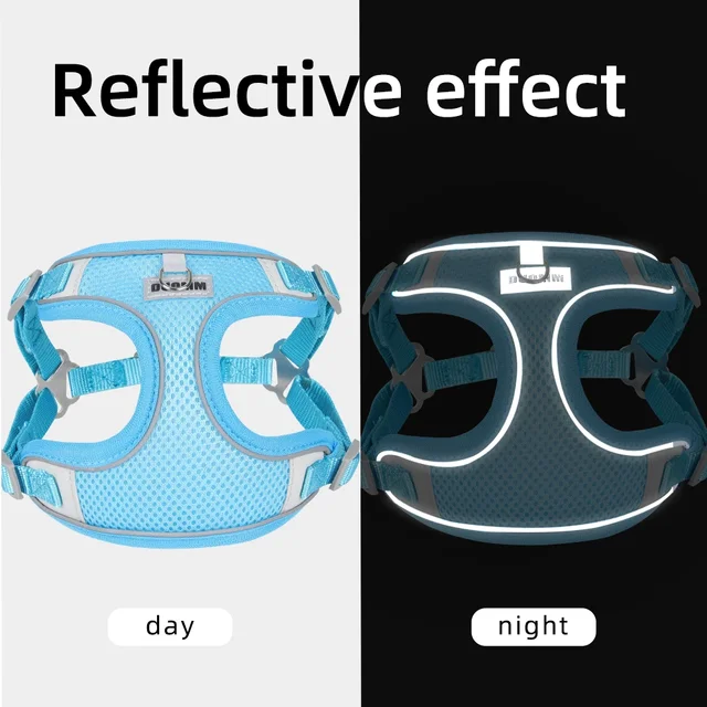 Reflective Dog Harness Leash Set 6