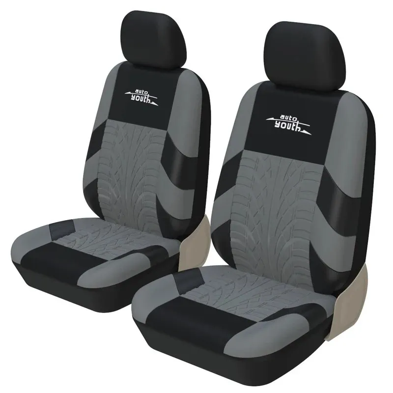 AUTOYOUTH Autositzbezüge-Set, universell passend für die meisten Autos, mit Reifenmuster, für Renault Logan 2 Sandero 2 2012–2019
