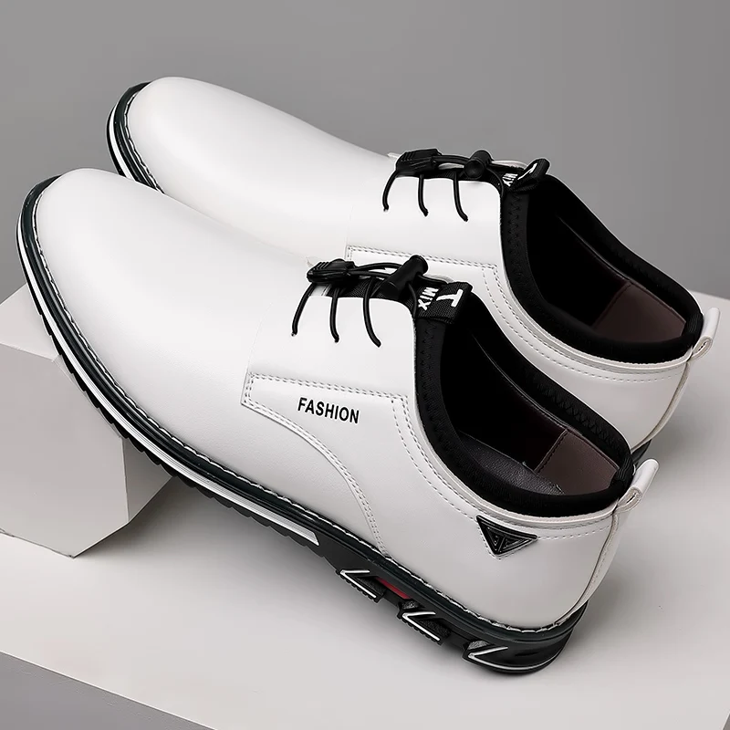 Leather Shoes Men's Business | Mens Leather Casual Shoes