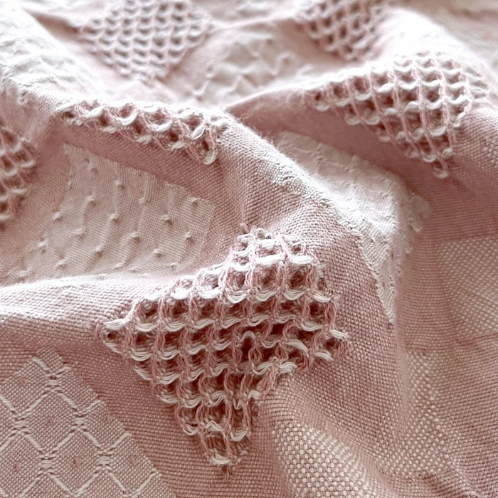A-Typ Baumwoll-Überwurfdecke Weiche Sommerdecke Klimaanlagen-Decke Jacquard Geometrische Bettdecke Tagesdecke Dropshipping – Detail 8