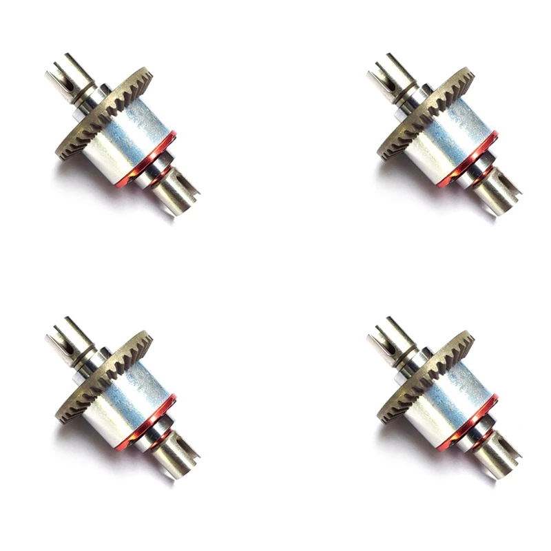 

4х полностью металлический дифференциальный шестеренок, запчасти для Wltoys 144001 124019 124018, запасные аксессуары для радиоуправляемых автомобилей