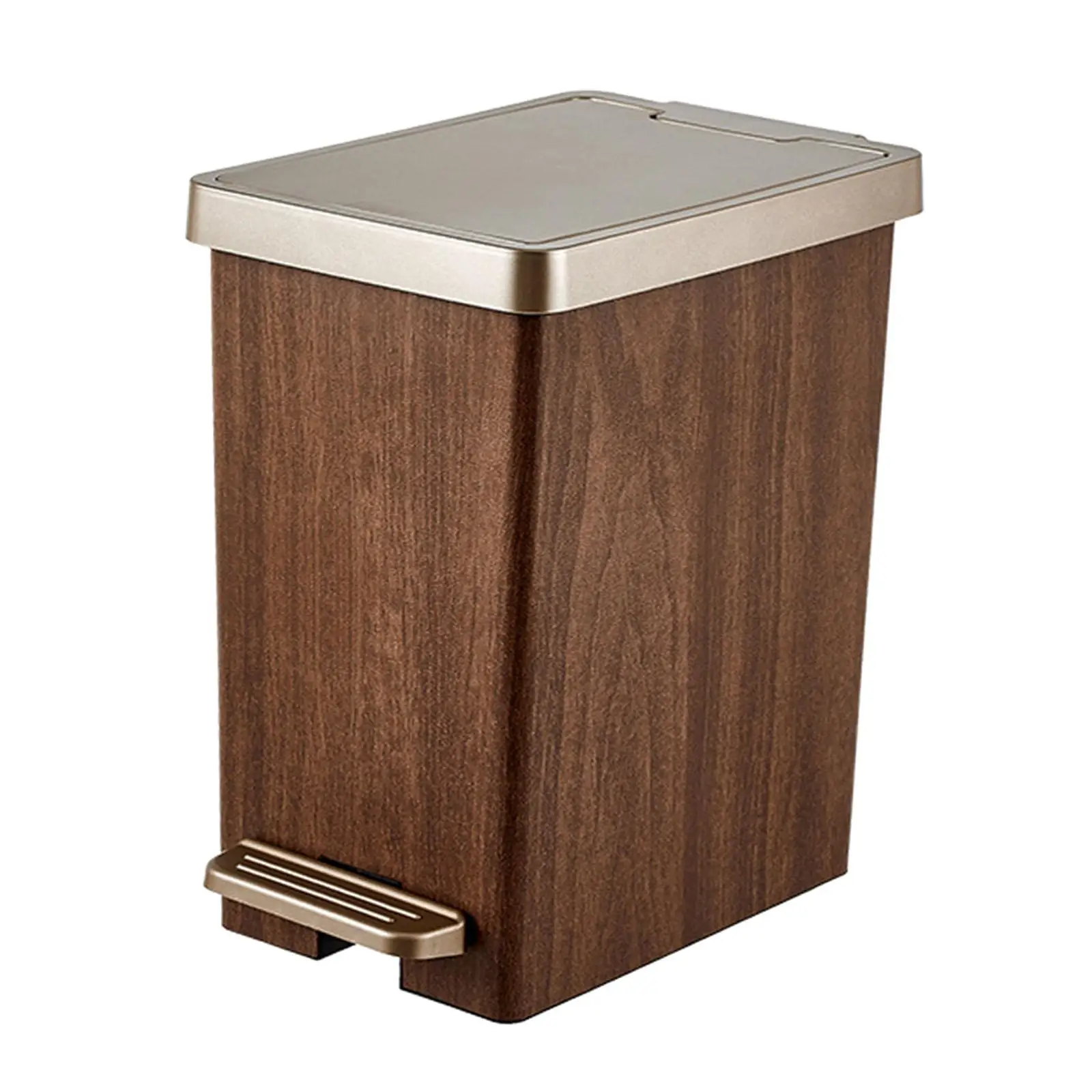 Trash Can Waste Basket Stable Rustic with Inner Bucket Rubbish Container Garbage Bin for Park Garden Restaurant Bedroom Home Trash Can Waste Basket Stable Rustic with Inner Bucket Rubbish Container Garbage Bin for Park Garden Restaurant Bedroom Home