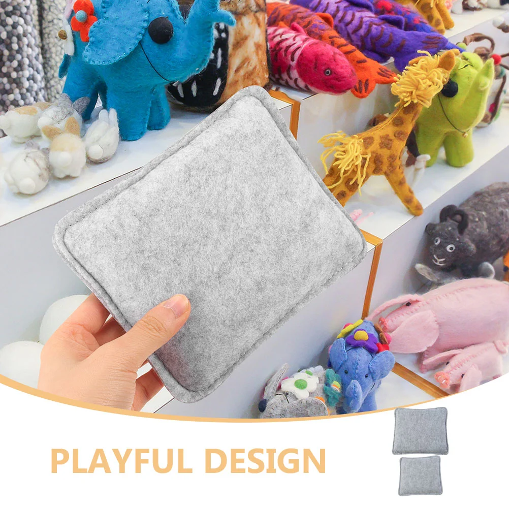 2 Pcs Felt Pad Needle Felting Mat Craft Toolkit Diy Package Household Felting Bases Outdoor Cushions Crafts Sewing